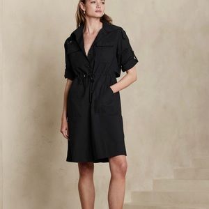 Trench back shirt dress banana republic